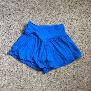 Blue atheltic shorts